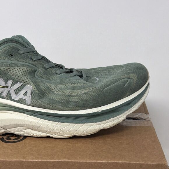 HOKA One One Clifton 10 Mens Size 14D Green Running Sneakers + NEW INSOLE main image 11